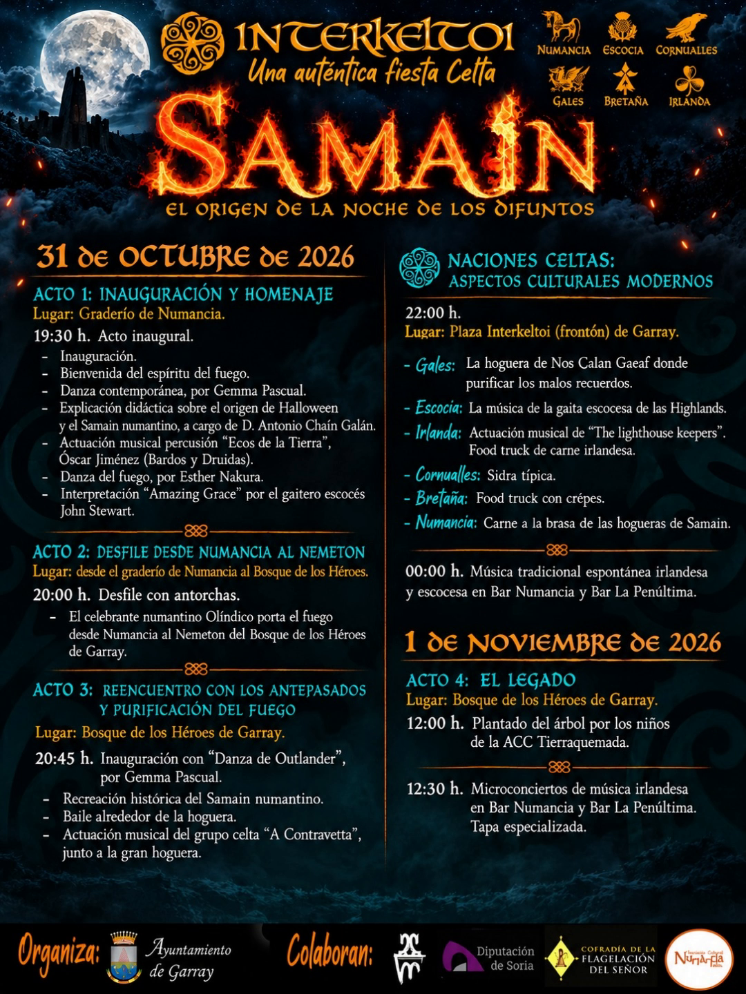 Programa de Samain 2026